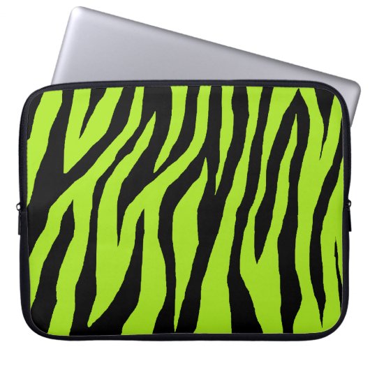 Pop Zebra Laptopschutzhülle (Vorderseite)