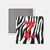 Pop Zebra Magnet (Vorderseite/Rückseite)