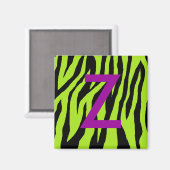 Pop Zebra Magnet (Vorderseite/Rückseite)