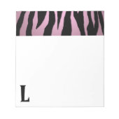Pop Zebra Notizblock (Vorderseite)