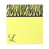 Pop Zebra Notizblock (Vorderseite)
