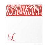 Pop Zebra Notizblock (Vorderseite)