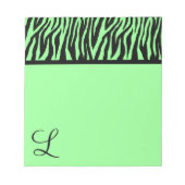 Pop Zebra Notizblock (Vorderseite)