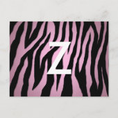 Pop Zebra Postkarte (Vorderseite)