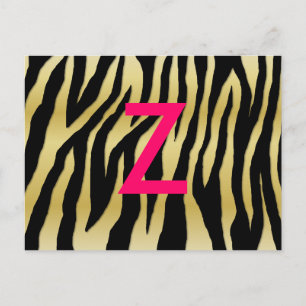 Pop Zebra Postkarte