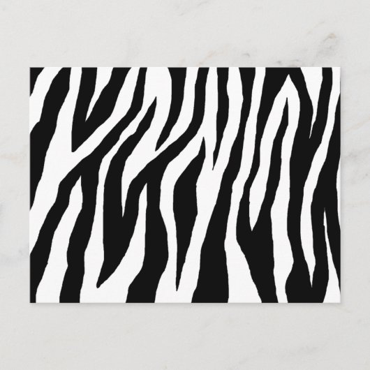 Pop Zebra Postkarte (Vorderseite)