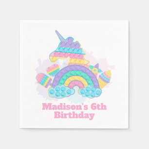 Pop zum Geburtstag Serviette