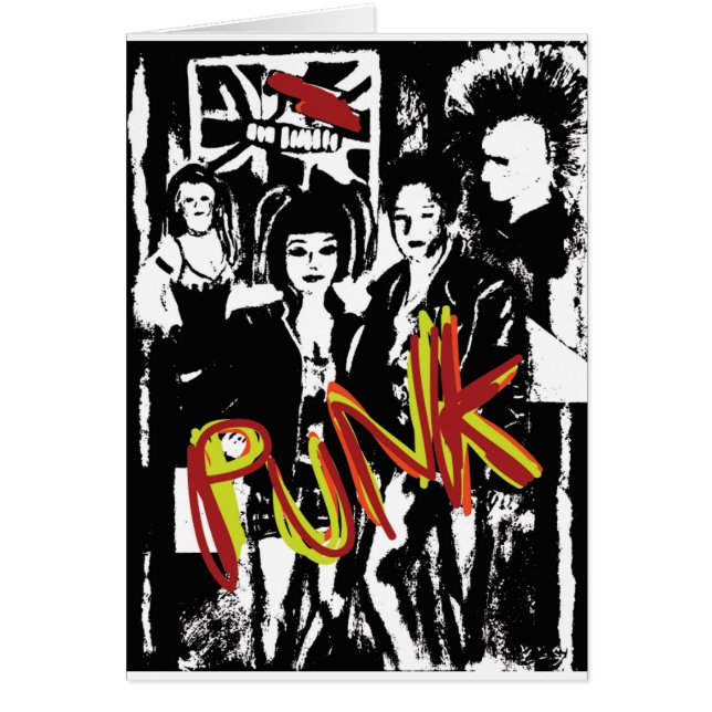 Popart alternative Musikmode-Frisuren (Vorne)