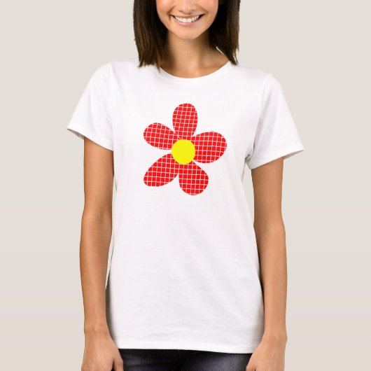 Popart-Blume - Individuell T-Shirt (Vorderseite)