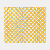 PopArt Citrus Fleecedecke (Vorderseite (Horizontal))