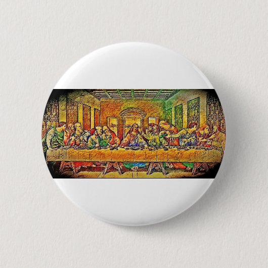 PopArt Da Vinci Button (Vorderseite)