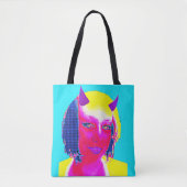 PopArt Devil Self Portrait Tasche (Vorderseite)