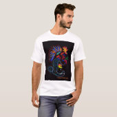 Popart-Drache T-Shirt (Vorne ganz)