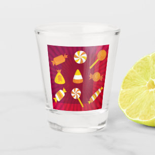 PopArt Halloween Candy Schnapsglas