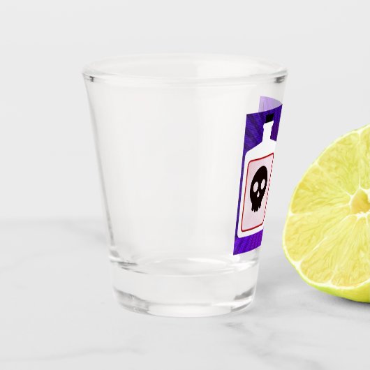 PopArt Halloween-Cocktail Schnapsglas (Links)