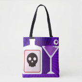PopArt Halloween-Cocktail Tasche (Vorderseite)