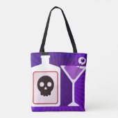 PopArt Halloween-Cocktail Tasche (Rückseite)