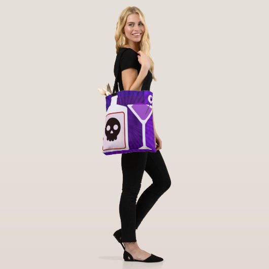 PopArt Halloween-Cocktail Tasche (Am Model)