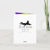 Popart Labrador Note CARD Karte (Rückseite)