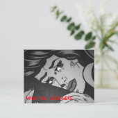 Popart Postkarte (Stehend Vorderseite)