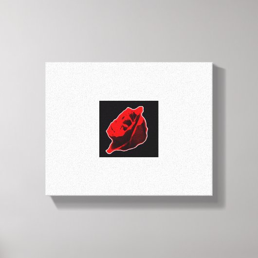 PopArt-Rose Print Leinwanddruck (Vorderseite)