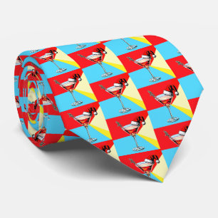 PopArt Santa Martini Krawatte