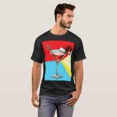 PopArt Santa Martini T-Shirt (Vorne ganz)
