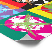 Popart Trump Impeachment Party Poster (Ecke)