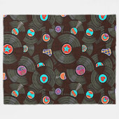 PopArt Vinyl Fleecedecke (Vorderseite (Horizontal))