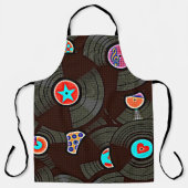 PopArt Vinyl Schürze (Vorderseite)