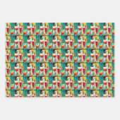 PopArt Weihnachtscocktails Geschenkpapier Set (Vorderseite 2)