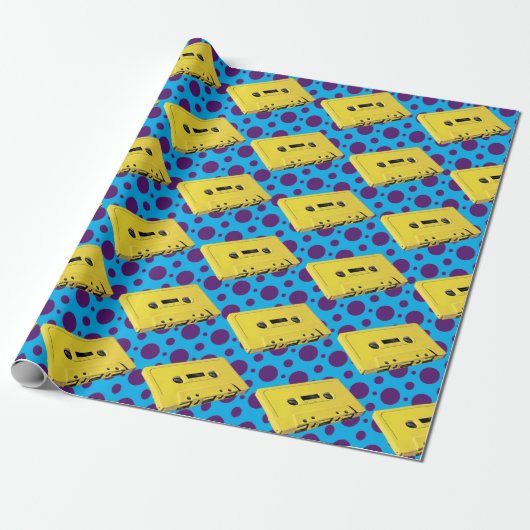 PopArt Yellow Kassettenpapier Geschenkpapier (Ungerollt)