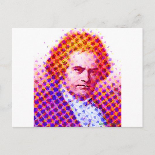 PopBeethoven Postkarte (Vorderseite)