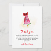 Popcicis ready to Pop Ice Cream Baby Shower Dankeskarte (Vorderseite)