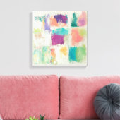 Popcles II Stone Abstrakt Print | Mike Schick Leinwanddruck (Insitu (Wohnzimmer))