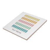 Popcles Vintag Ice Cream Retro Summer Design Fliese (Seite)