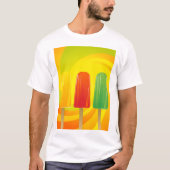 Popcles Yellow Green Mens T - Shirt (Vorderseite)