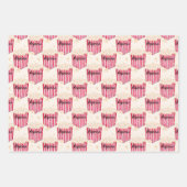 Popcorn 3 pack Geschenkwrap Geschenkpapier Set (Vorderseite 3)