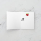 Popcorn and Movie Night Invitation Einladung (Innenseite)