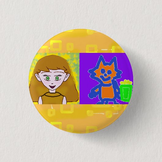 Popcorn Anime 18. Juli 2024 Schaltfläche Button (Vorderseite)