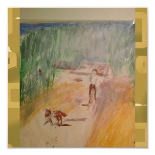 Popcorn Anime Abstrakt Fotodruck (Vorne)