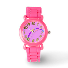 Popcorn Anime Big Arch Pink eWatch Armbanduhr
