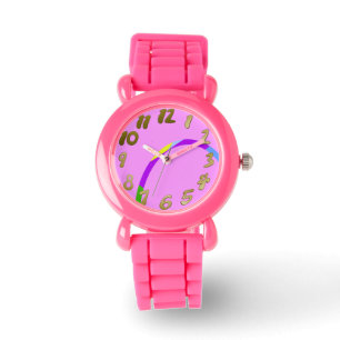 Popcorn Anime Big Arch Pink eWatch Armbanduhr