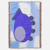 Popcorn Anime Blaues Raumschiff Wolken Decke (Vorderseite Vertikal)