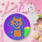 Popcorn Anime fröhliche Paper-Teller Pappteller (Party)