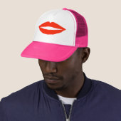 Popcorn Anime Funny Red Lips Truckerkappe (Beispiel)