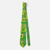 Popcorn Anime Green Candy Neck Tie Krawatte (Vorderseite)