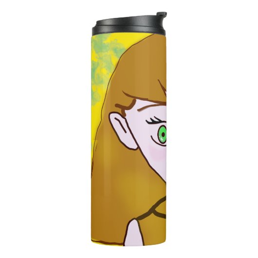 Popcorn Anime Holen Sie mir einen Cupholder Therma Thermosbecher (Nach links gedreht)