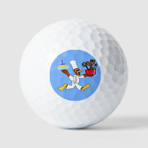 Popcorn Anime Koch Ducky Kazoo Blue Cartoon Golfball
