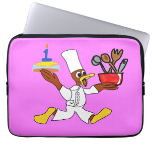 Popcorn Anime Koch Ducky Kazoo Pink Electronics Ba Laptopschutzhülle